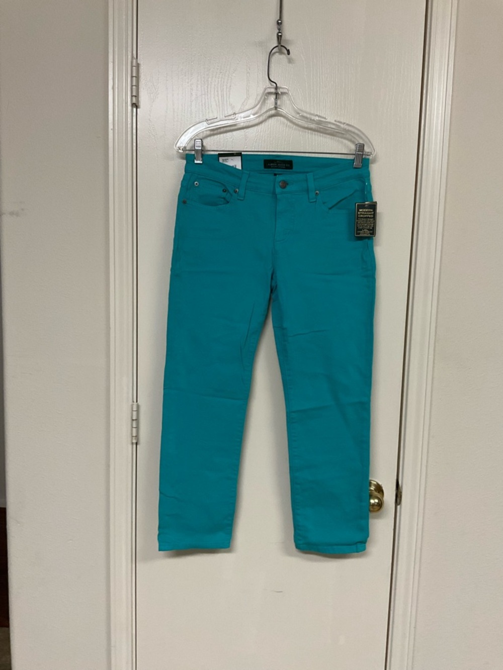 Ralph Lauren Teal Ankle Crop Jeans